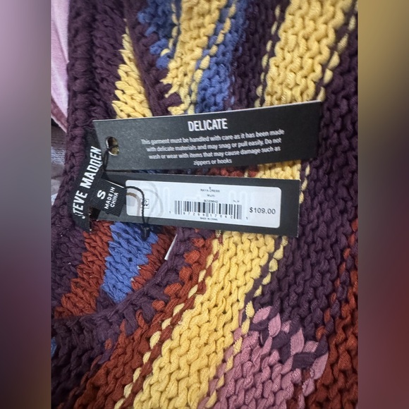 Steve Madden Raya midi dress. Multi color - Picture 11 of 12